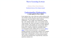 Desktop Screenshot of marco-learningsystems.com